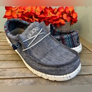 Hey Dude Wally Funk Tribe Mens Size 10 Aztec Pattern.